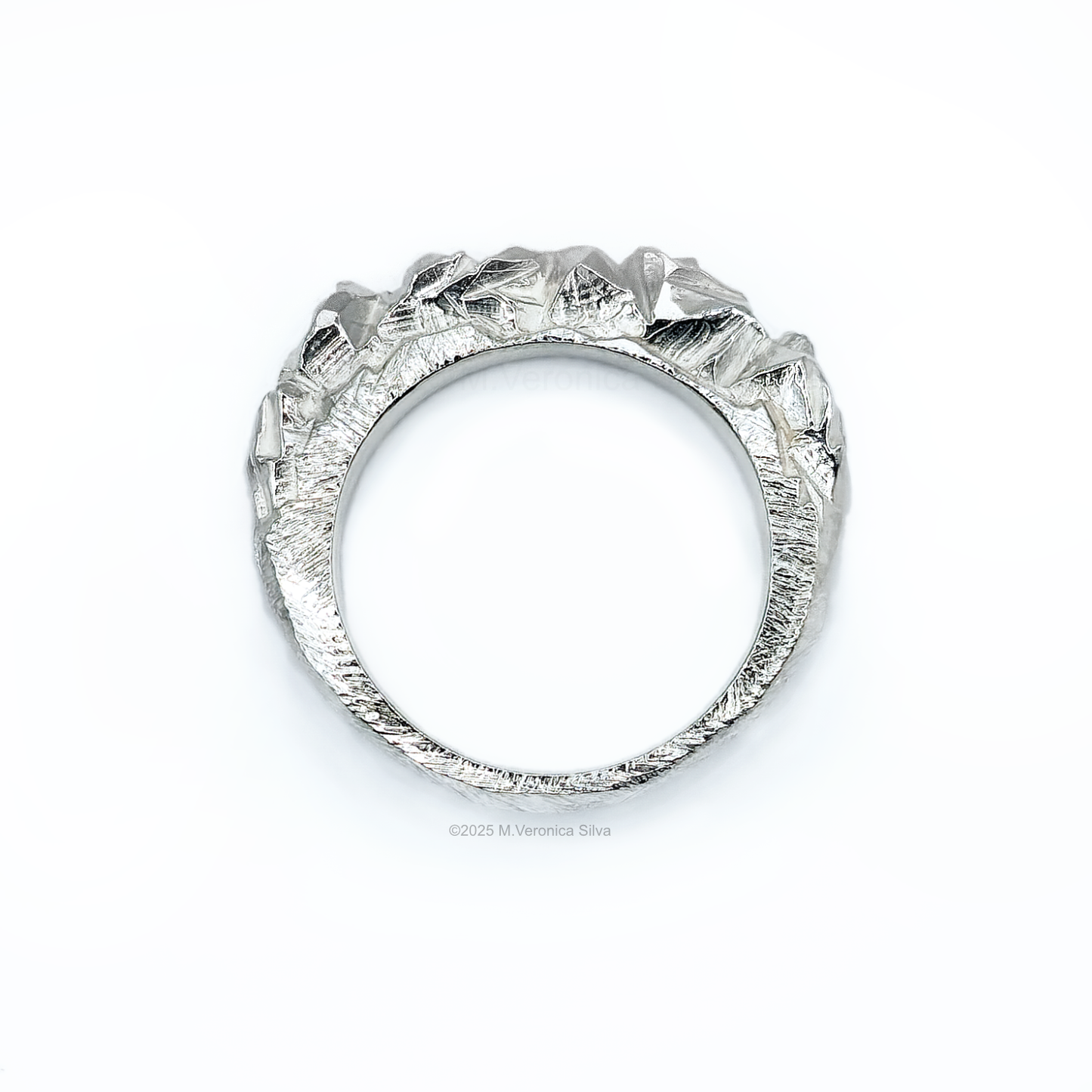 "Unconformity" Statement Ring, Heavy, Textural and Unique Jewellery