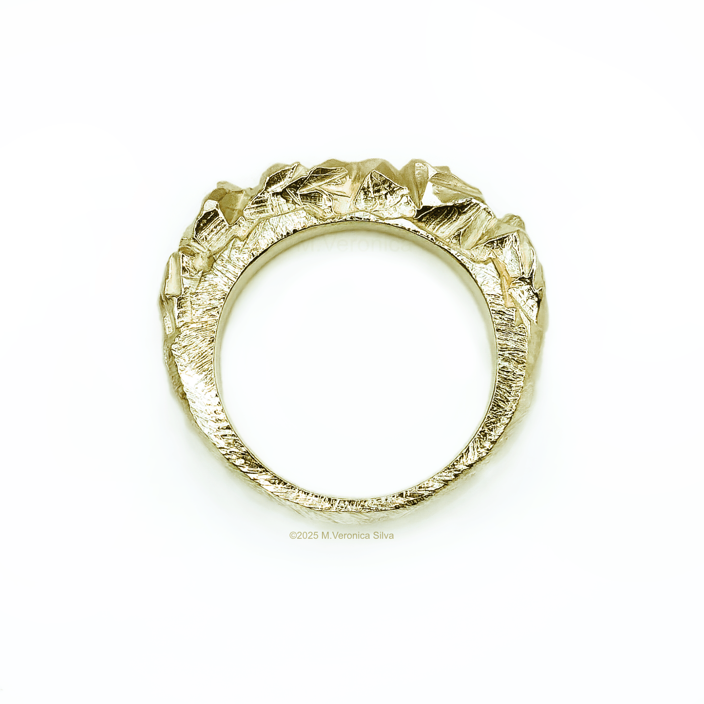 "Unconformity" Statement Ring, Heavy, Textural and Unique Jewellery