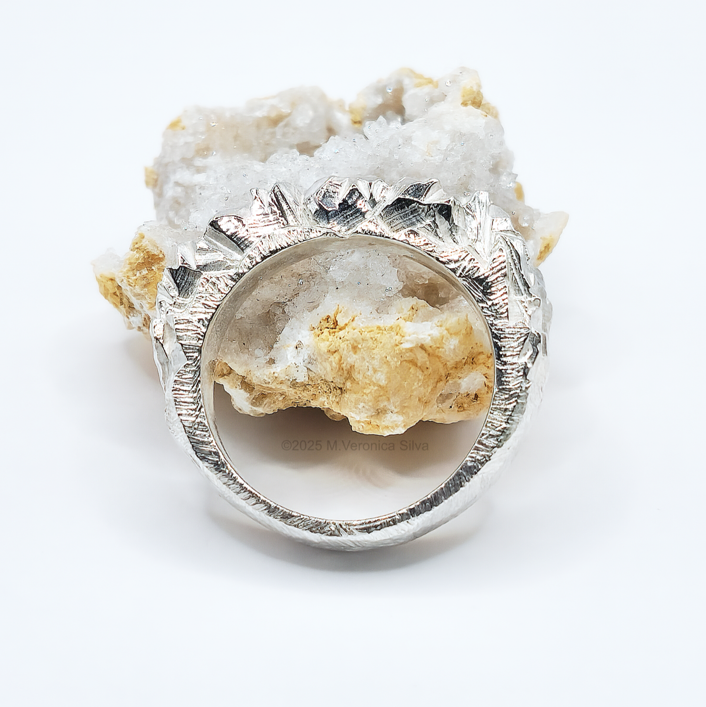 "Unconformity" Statement Ring, Heavy, Textural and Unique Jewellery
