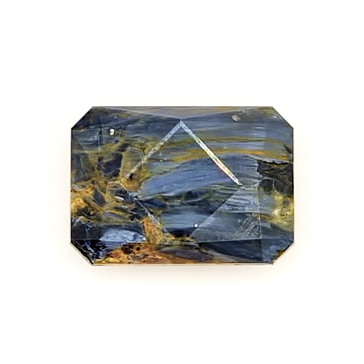 4.45ct Fancy Rectangle Pietersite Gemstone