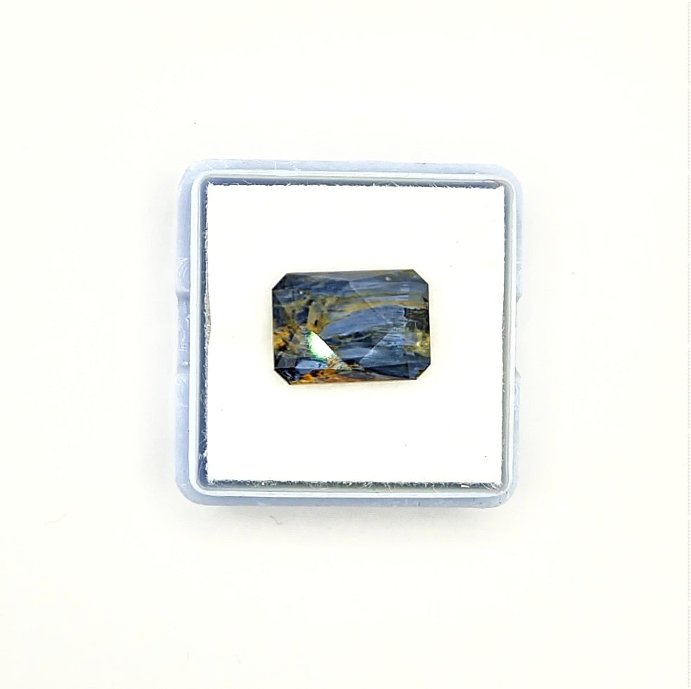 4.45ct Fancy Rectangle Pietersite Gemstone