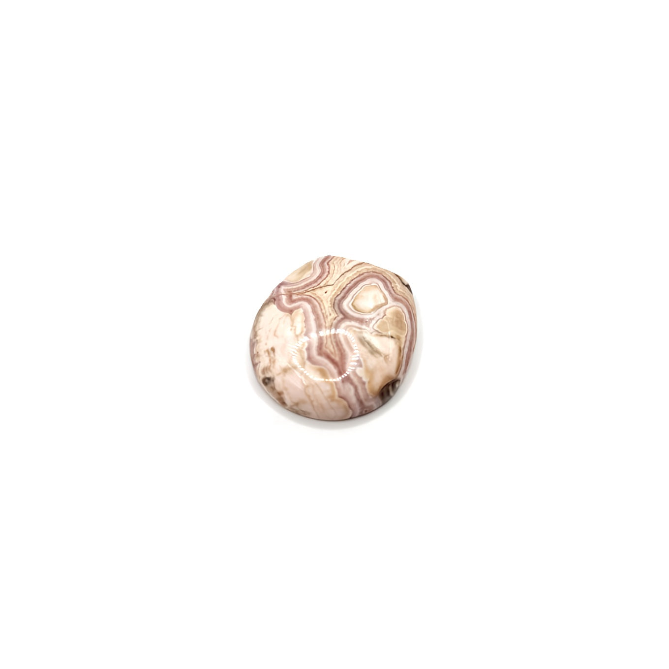 42ct Pink Lace Agate, Custom Cut Cabochon