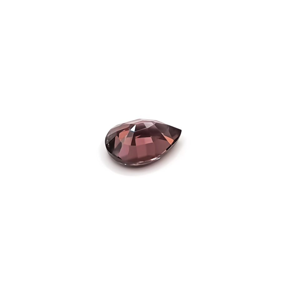 1.18ct Pear Cut Purple-Red Zircon