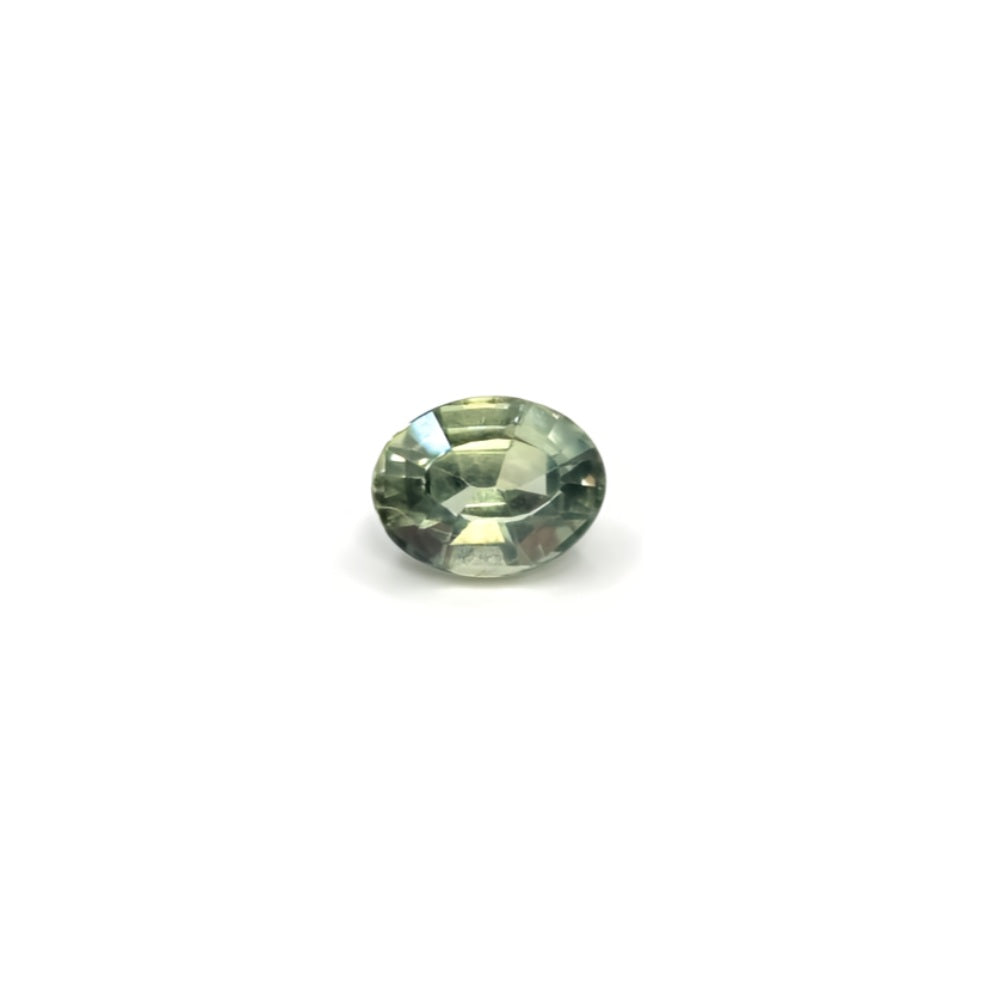 1.13ct Pale Green Oval Sapphire