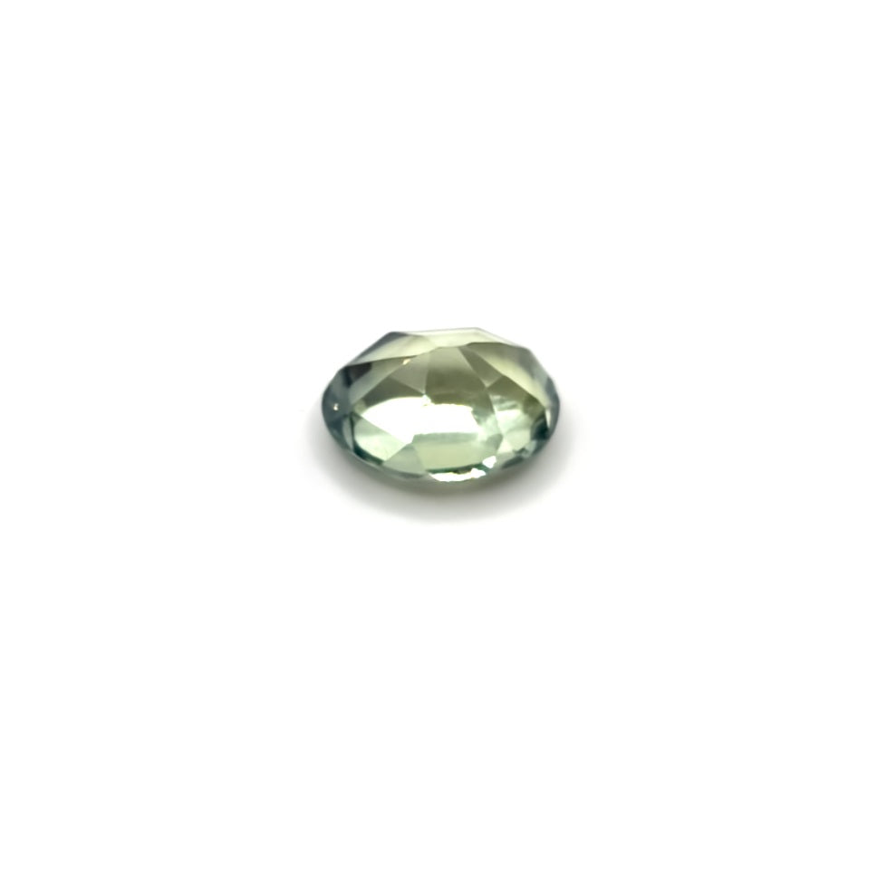 1.13ct Pale Green Oval Sapphire