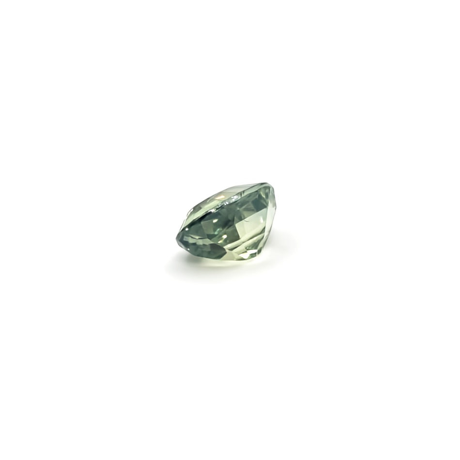 1.13ct Pale Green Oval Sapphire