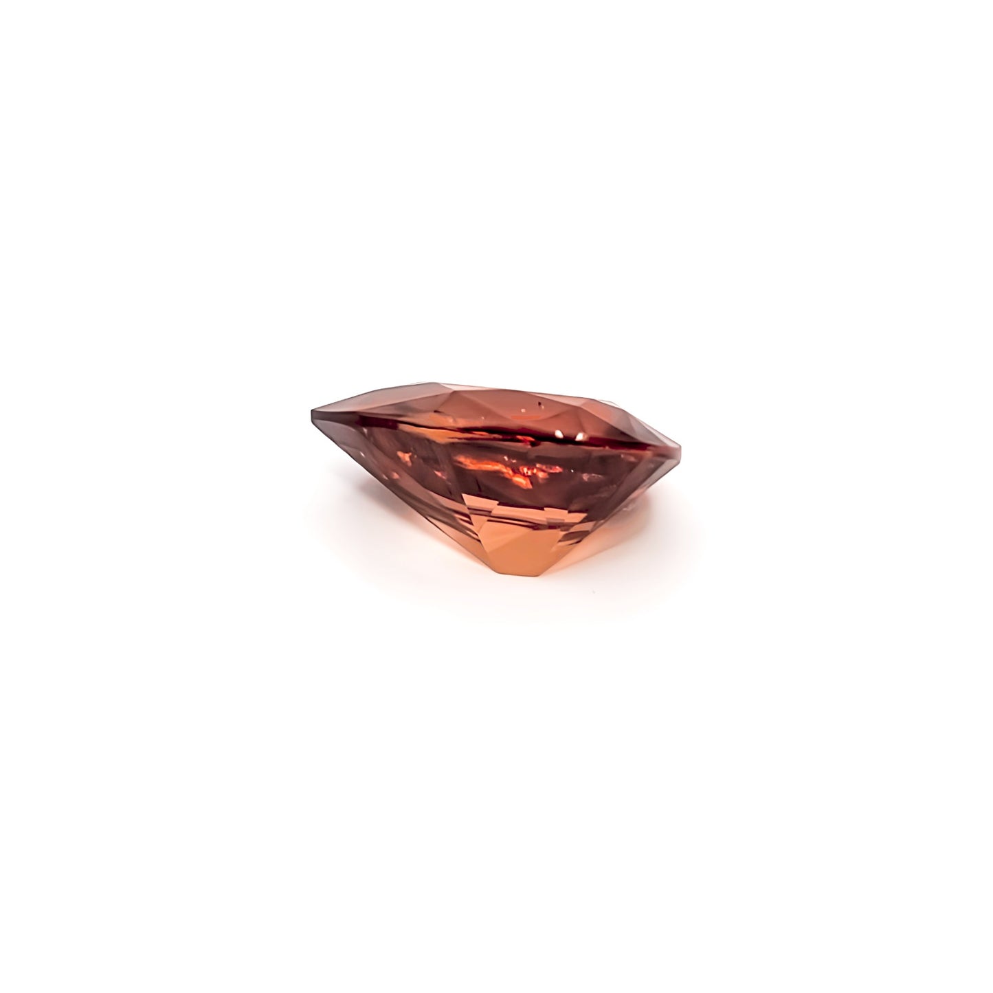 2.34ct Pear Cut Firey Red Zircon