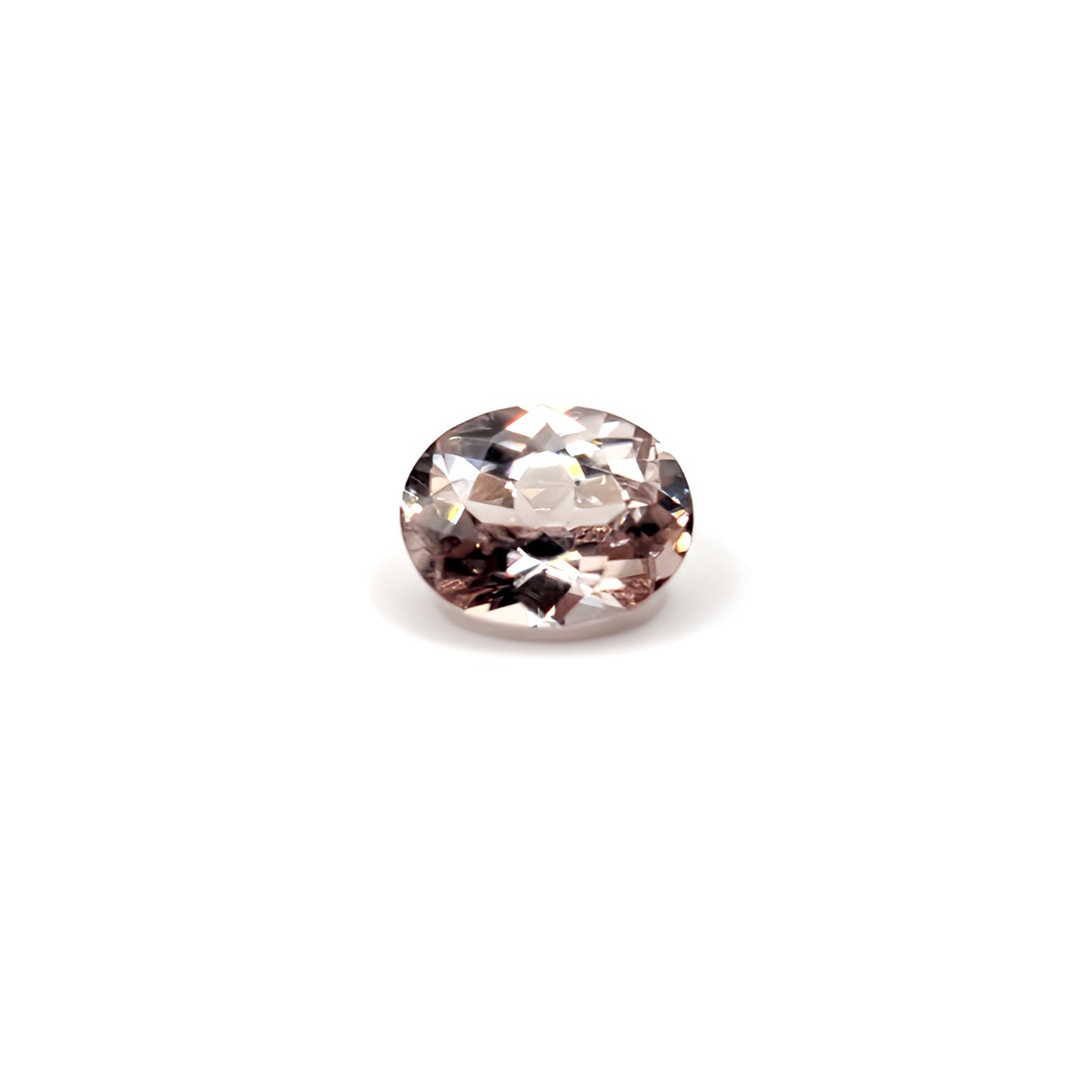 3.30ct Oval Cut Pale Peach Zircon