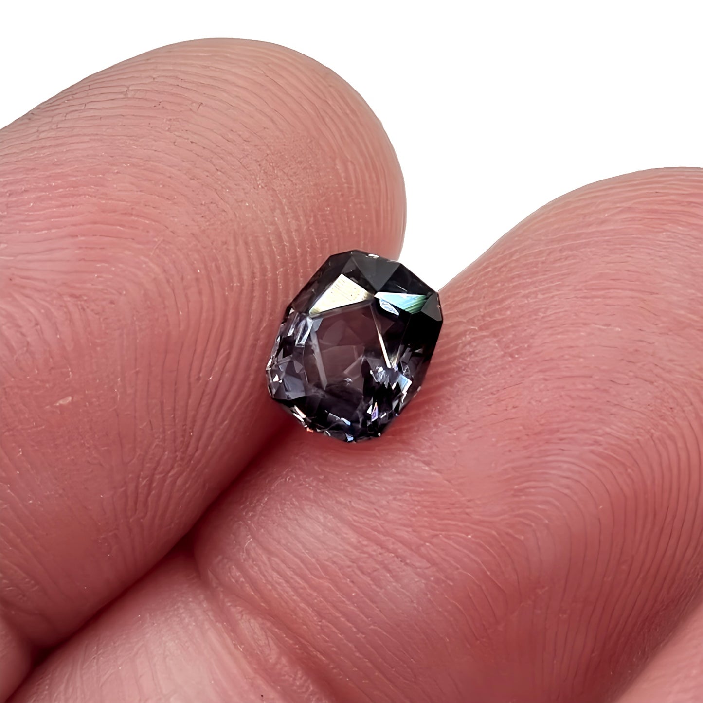 1.29ct Fancy Cut Purple-Grey Spinel