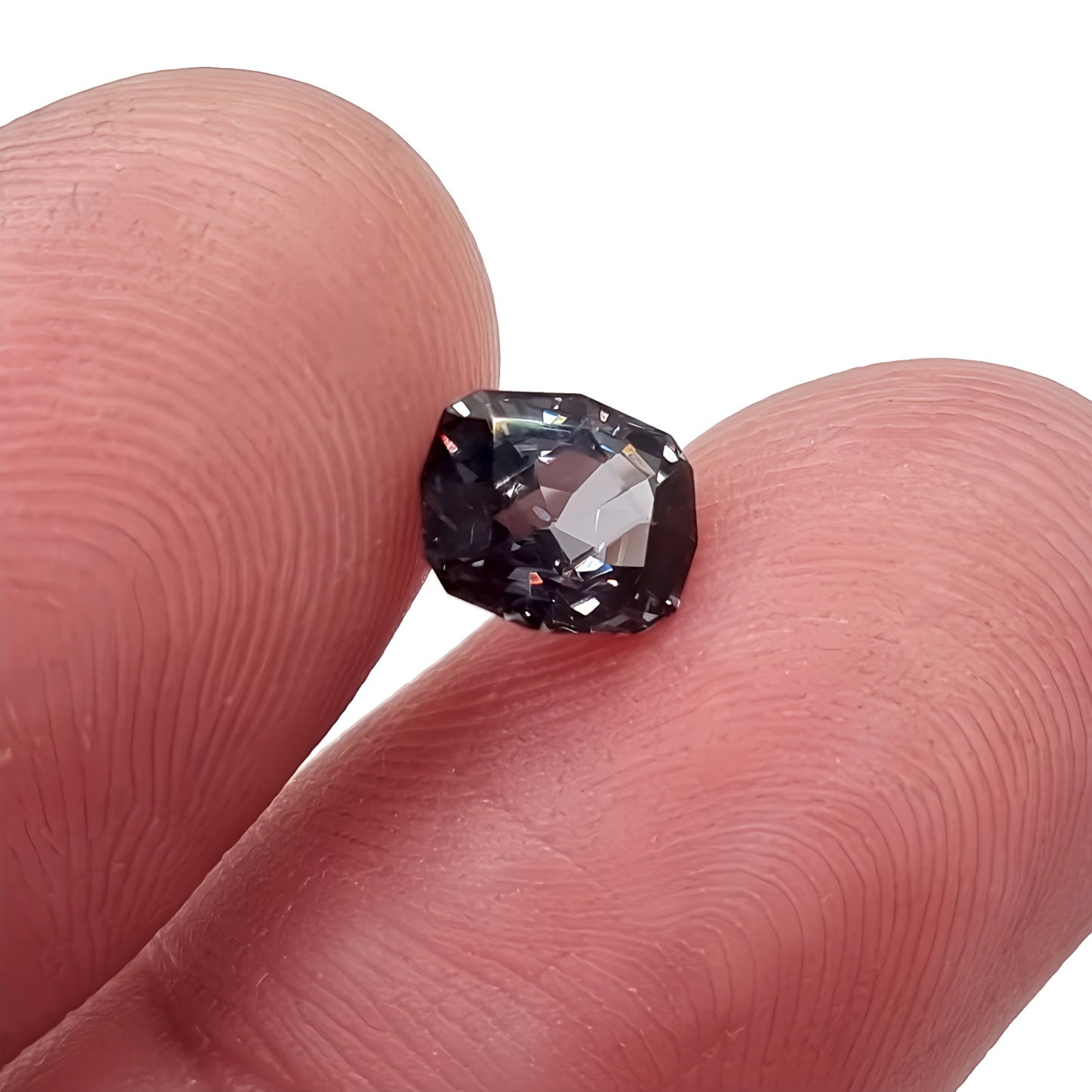 1.29ct Fancy Cut Purple-Grey Spinel