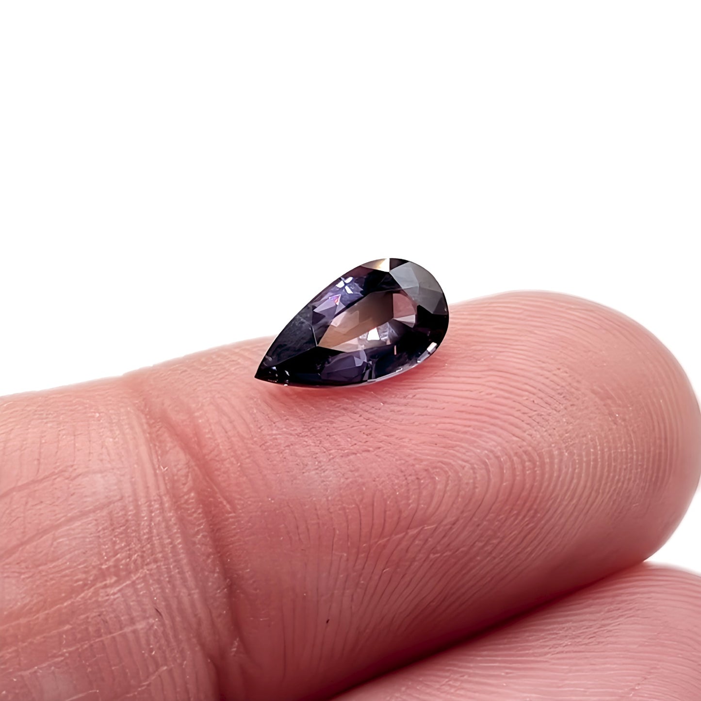 1.15ct Long Pear Cut Purple Spinel