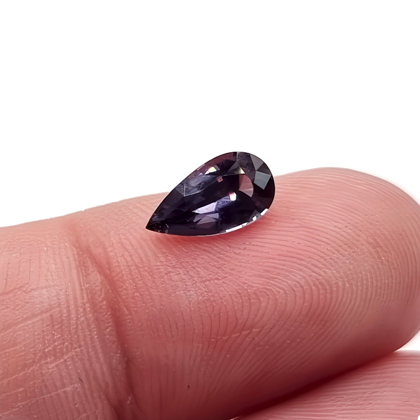 1.15ct Long Pear Cut Purple Spinel