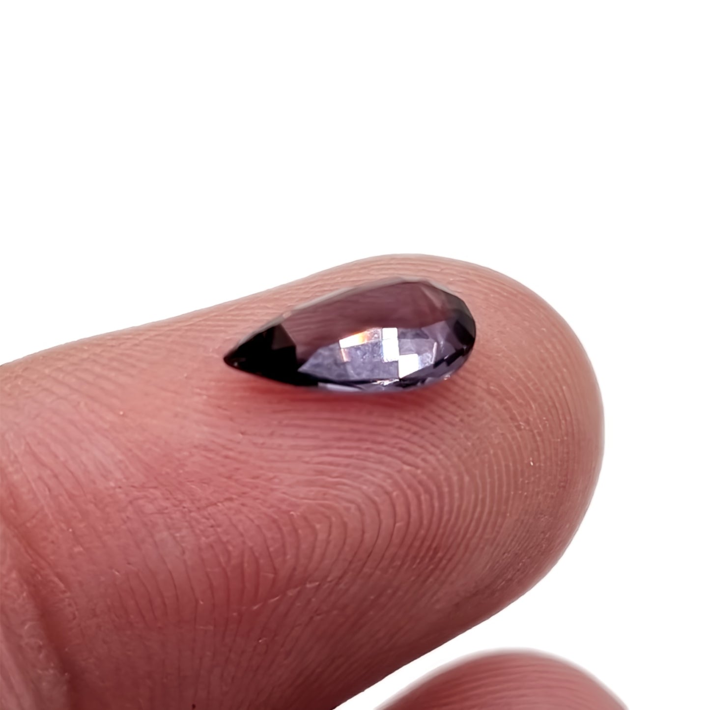 1.15ct Long Pear Cut Purple Spinel