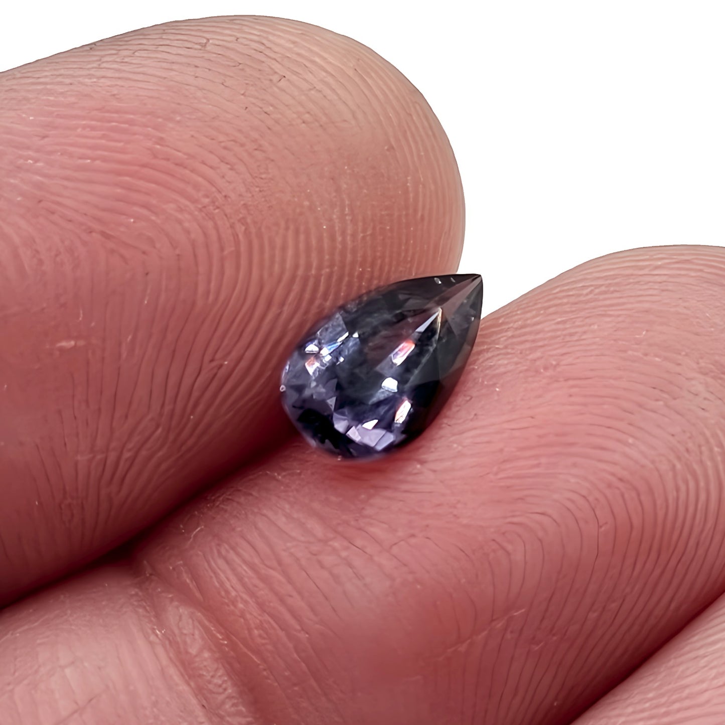 1.15ct Long Pear Cut Purple Spinel