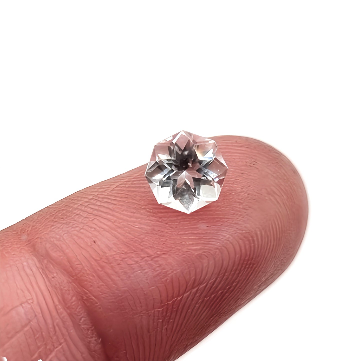 1.05ct Fancy Octagon Cut White Zircon