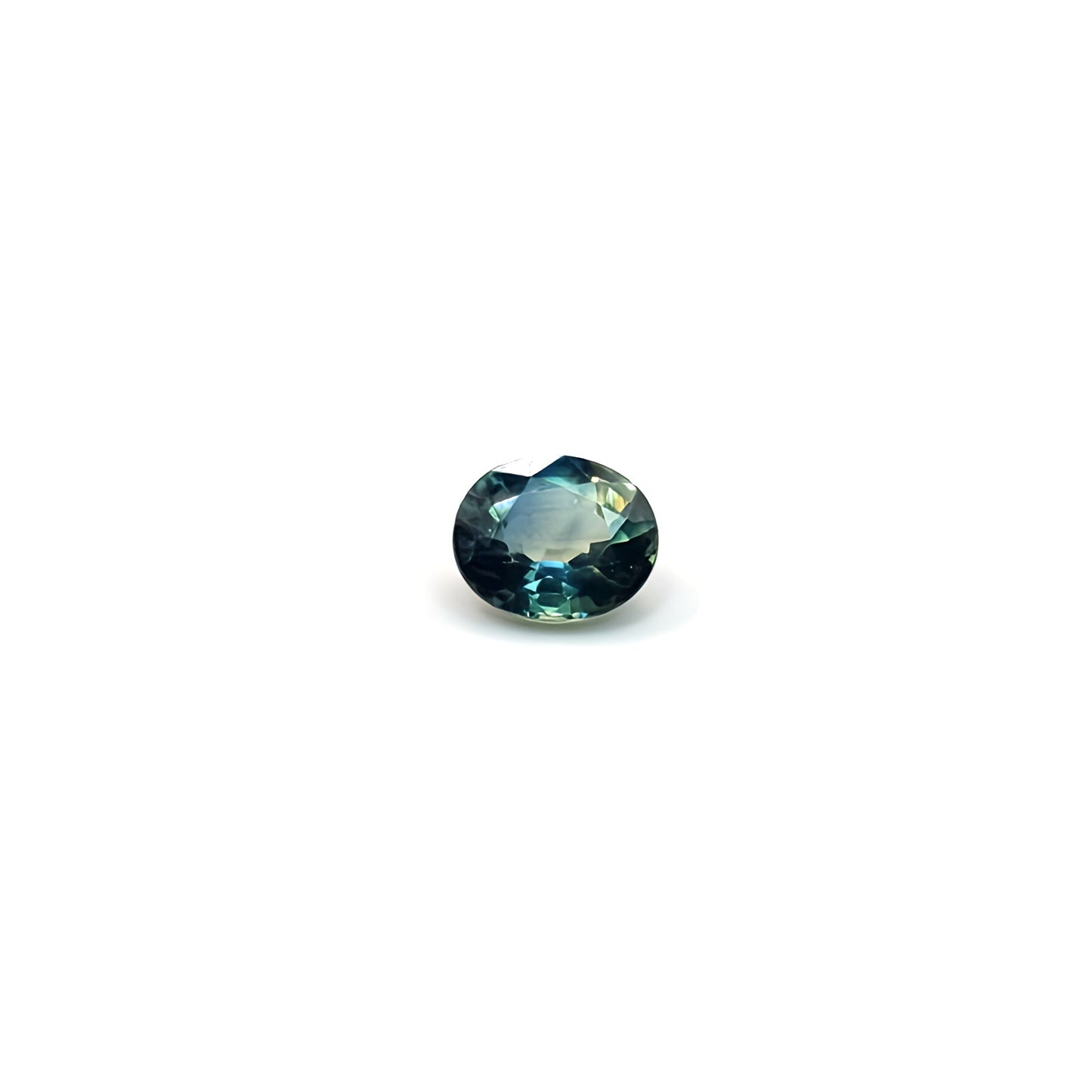 0.75ct Oval Cut Parti Sapphire