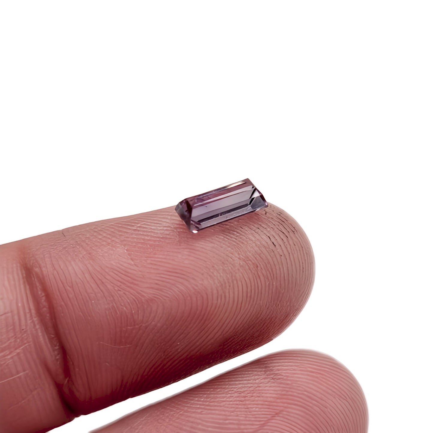 1.09ct Dusty Purple-Pink, Baguette Cut Sapphire