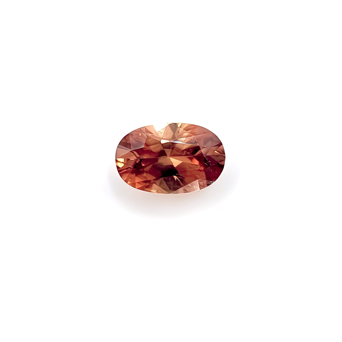 2.11ct Firey Orange Oval Cut Zircon