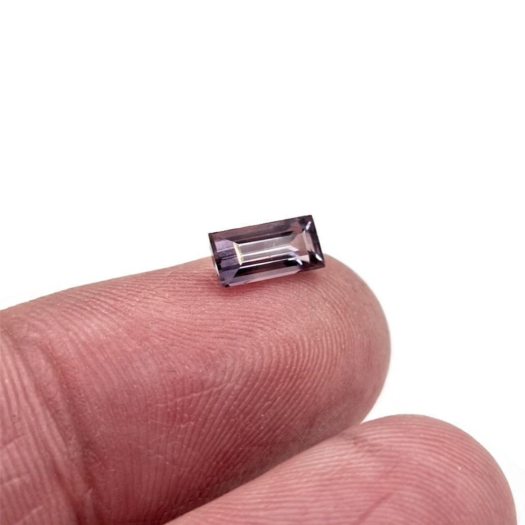 1.09ct Dusty Purple-Pink, Baguette Cut Sapphire