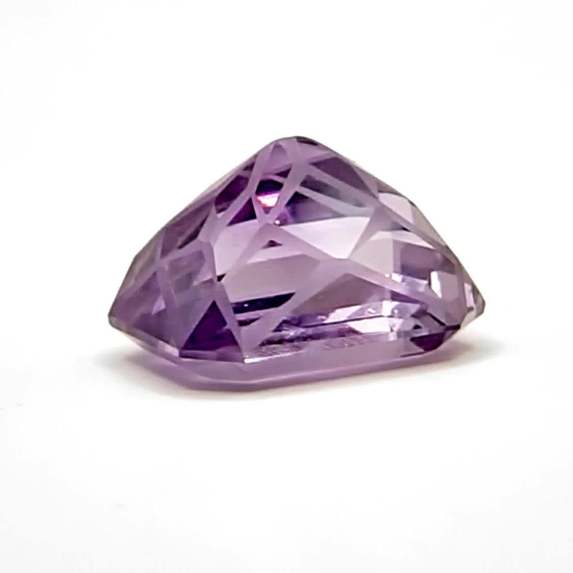 8.70ct Rectangle Flower-Cut Amethyst Gemstone