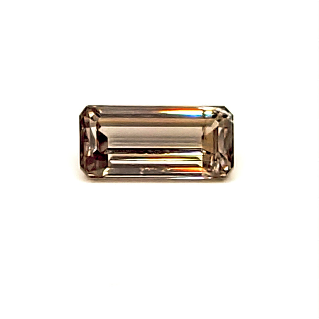 3.52ct Emerald Cut Pale Gold Zircon