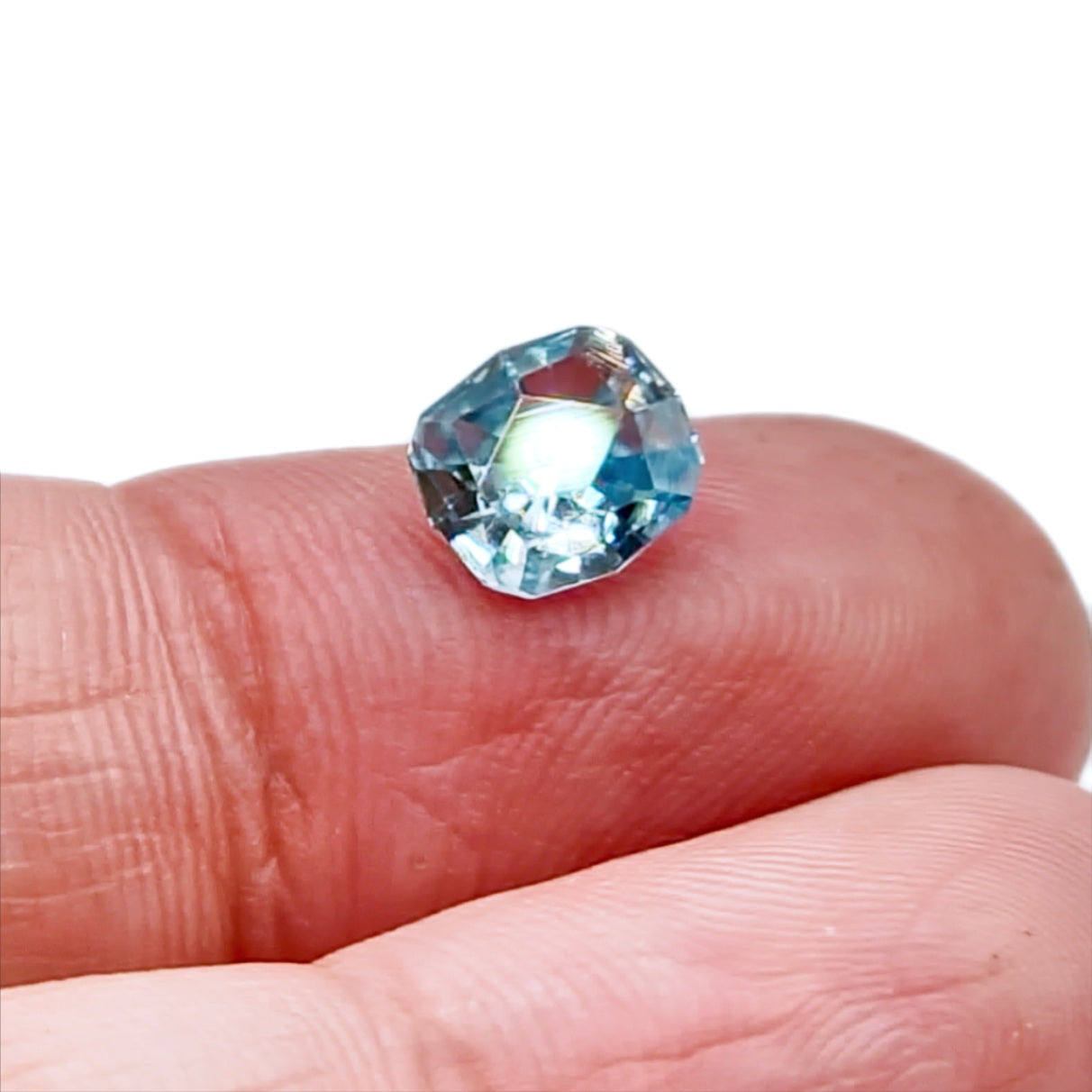 1.60ct Fancy Cut Baby Blue Zircon