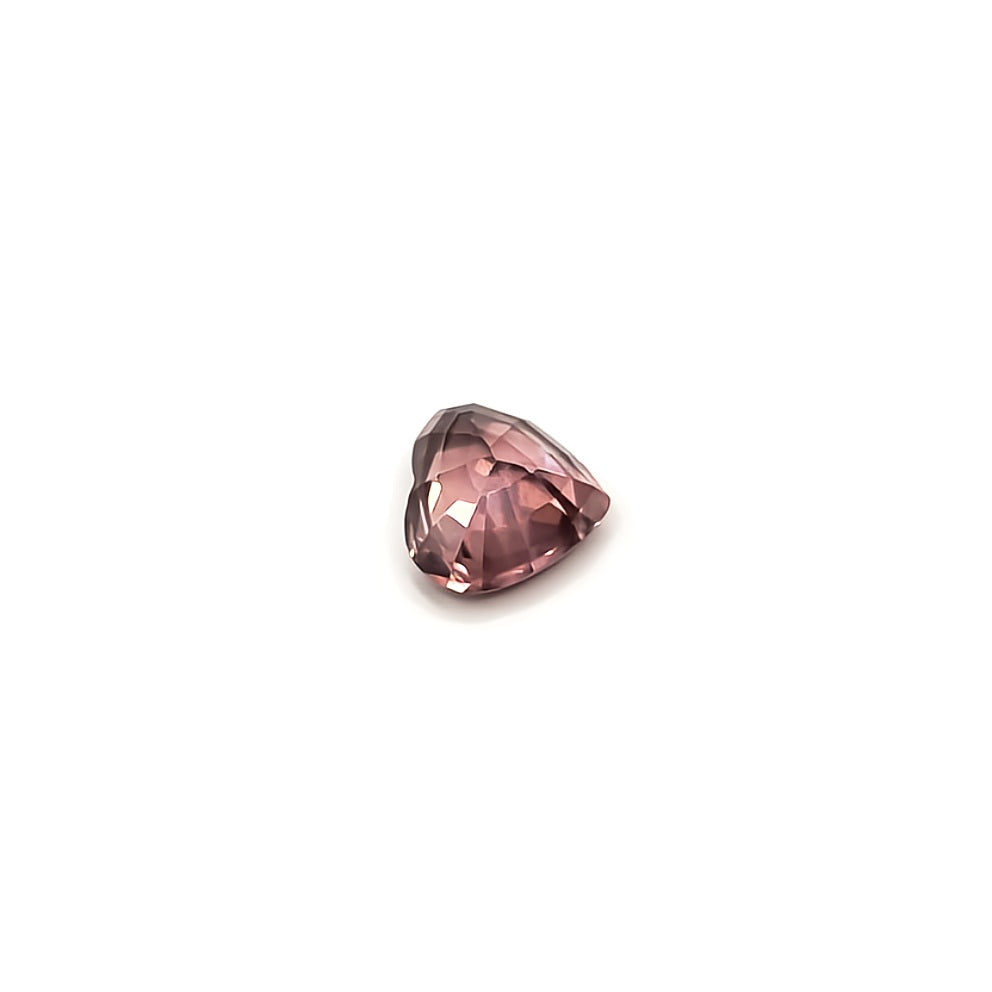 1.68ct Pinkish Purple Heart Cut Zircon