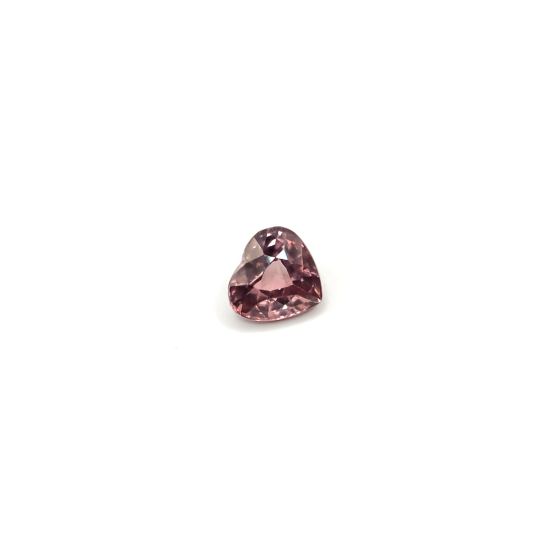 1.68ct Pinkish Purple Heart Cut Zircon