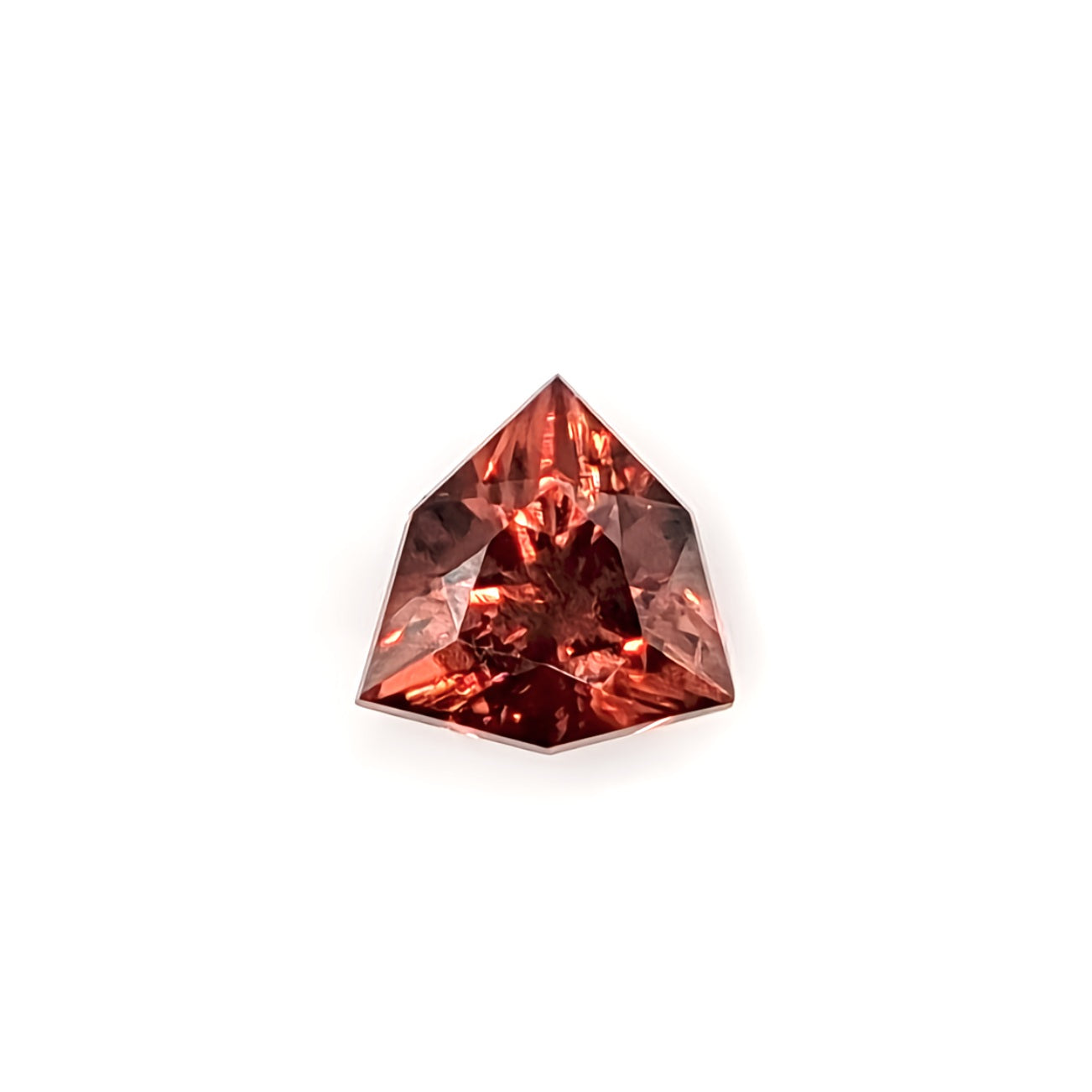 1.75ct Fancy Trilliant Cut Red-Brown Zircon