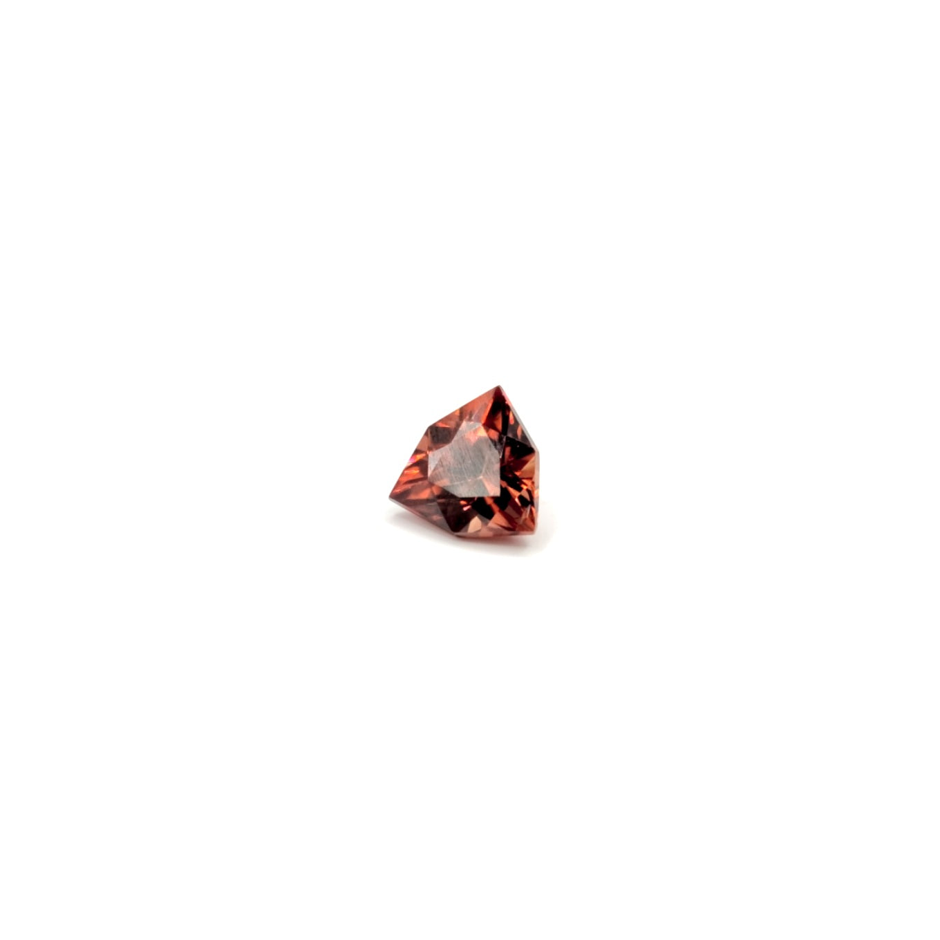 1.75ct Fancy Trilliant Cut Red-Brown Zircon